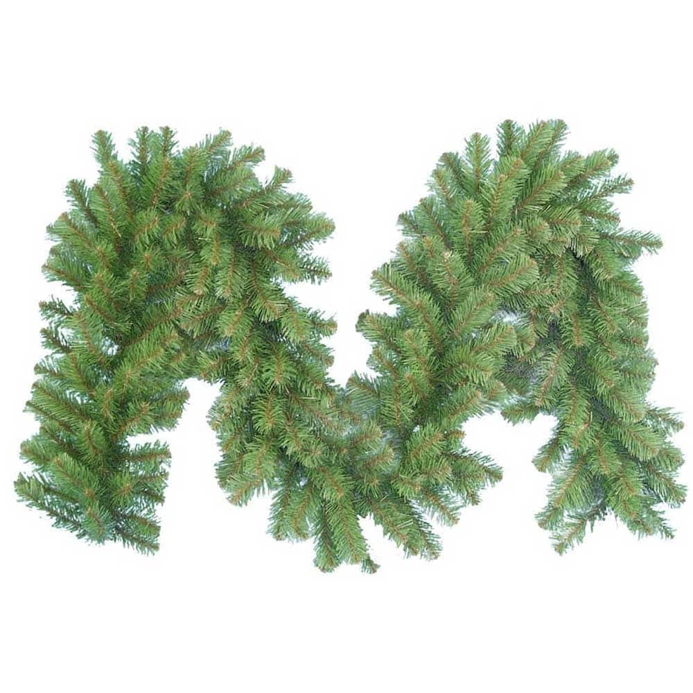 Kurt Adler 9-Foot Un-Lit Vanderbilt Garland - Green - Green 1 Kurt Adler 9-Foot Un-Lit Vanderbilt Garland - Green - Green