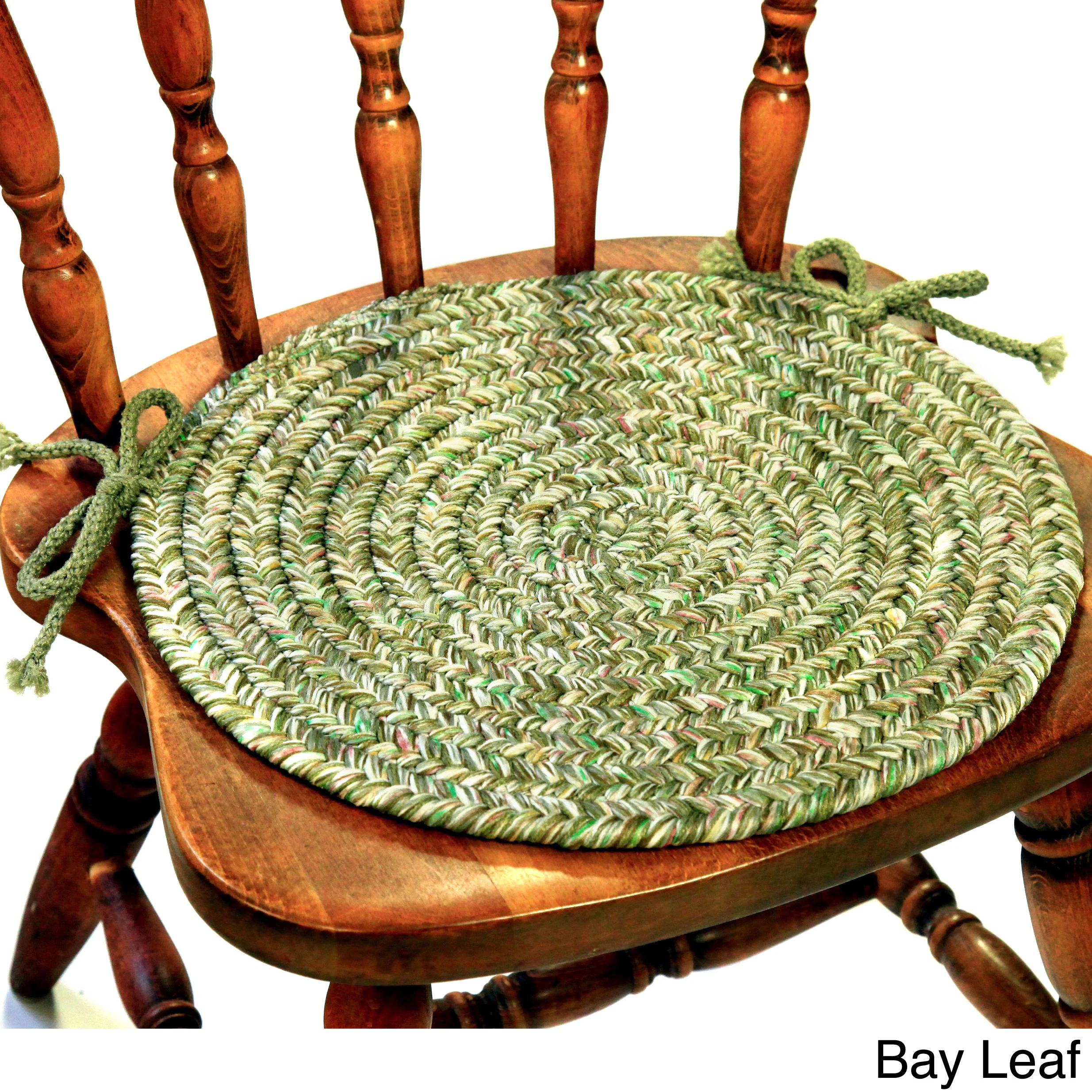 Rhody Rug Sandi Reversible Braided Chair Pads (Set of 4) 5 Rhody Rug Sandi Reversible Braided Chair Pads (Set of 4)