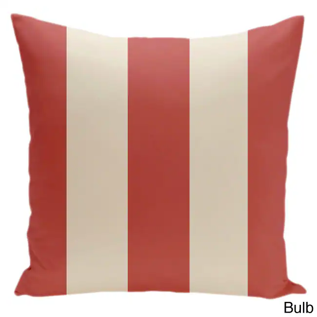 Square 16-inch Holiday Brights Collection Stripe Throw Pillow 4 Square 16-inch Holiday Brights Collection Stripe Throw Pillow