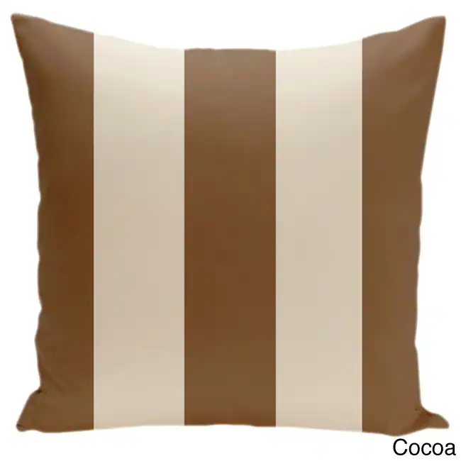 Square 16-inch Holiday Brights Collection Stripe Throw Pillow 3 Square 16-inch Holiday Brights Collection Stripe Throw Pillow