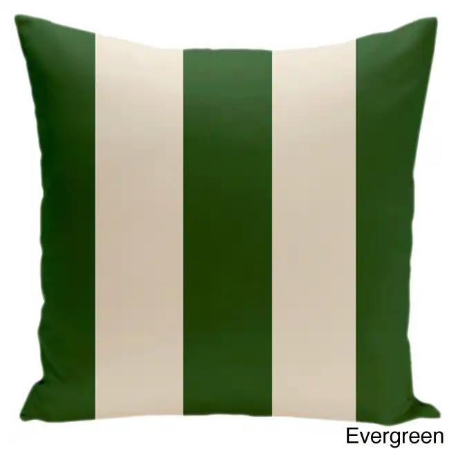 Square 16-inch Holiday Brights Collection Stripe Throw Pillow 5 Square 16-inch Holiday Brights Collection Stripe Throw Pillow