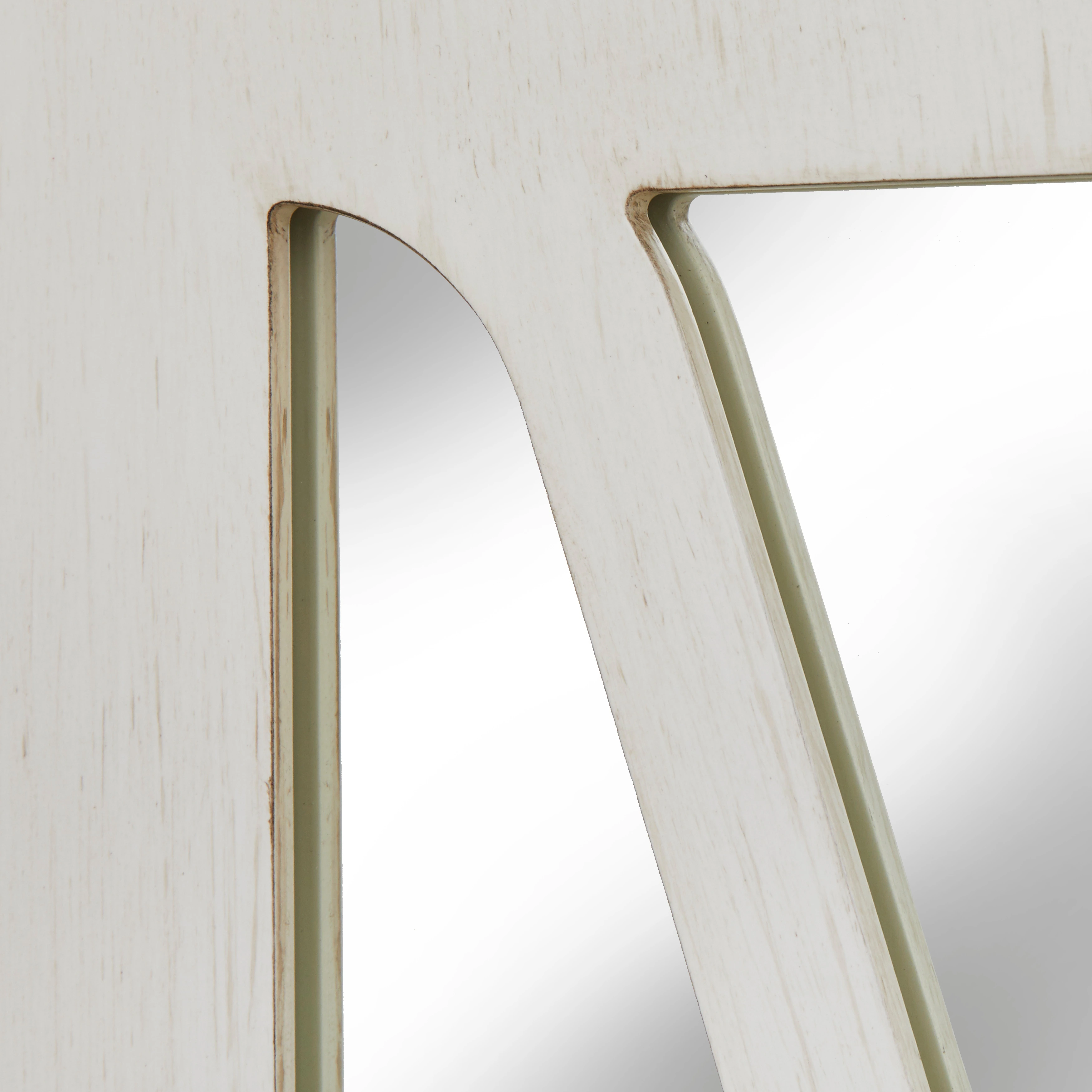 Simple Living Reflections Mirrored Front Buffet/ Console - Antique White 13 Simple Living Reflections Mirrored Front Buffet/ Console - Antique White
