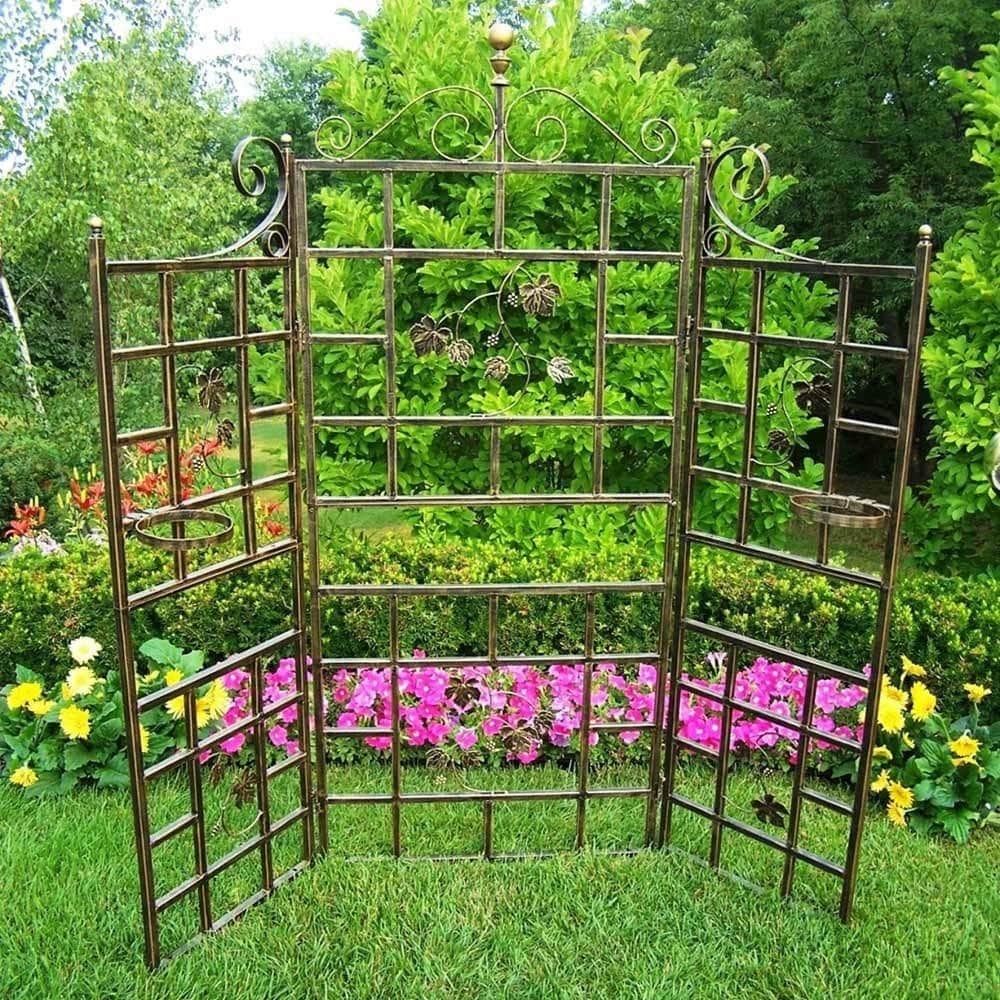 Mississippi 71-inch Decorative Trellis - Brown 20 Mississippi 71-inch Decorative Trellis - Brown