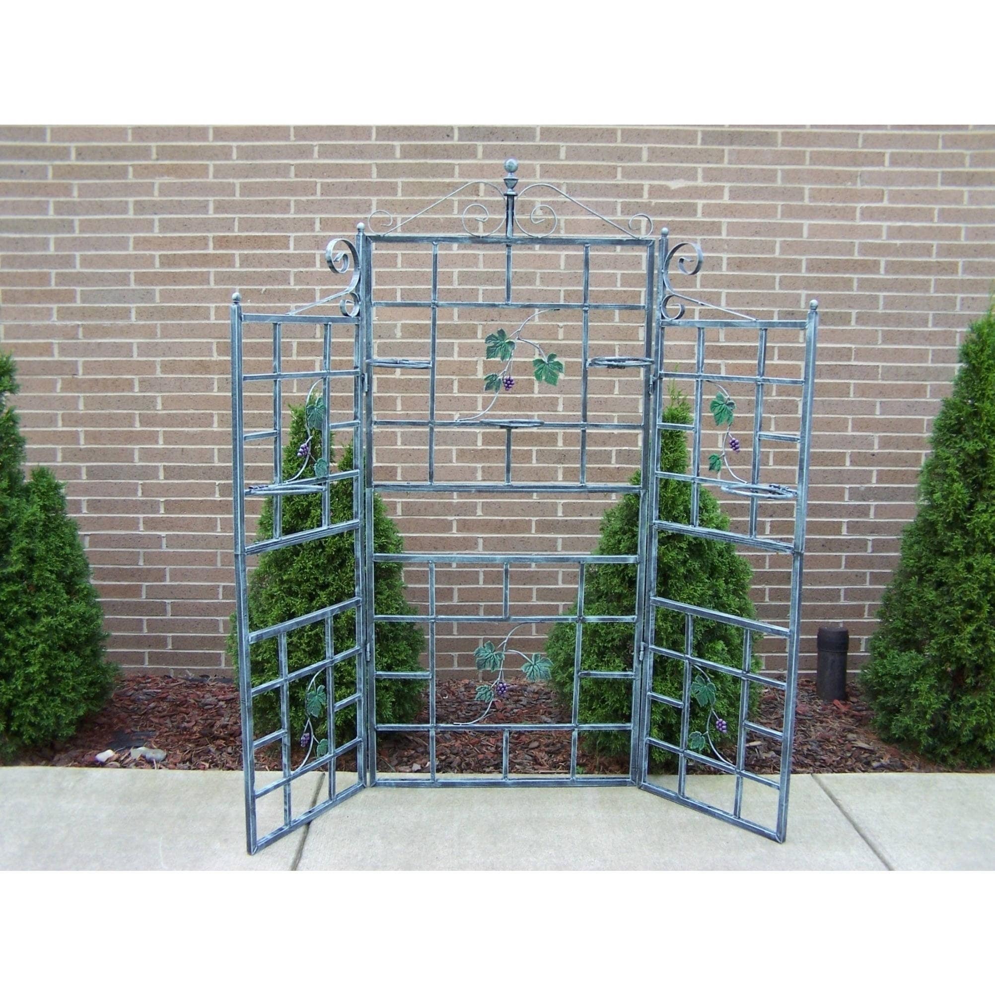 Mississippi 71-inch Decorative Trellis - Brown