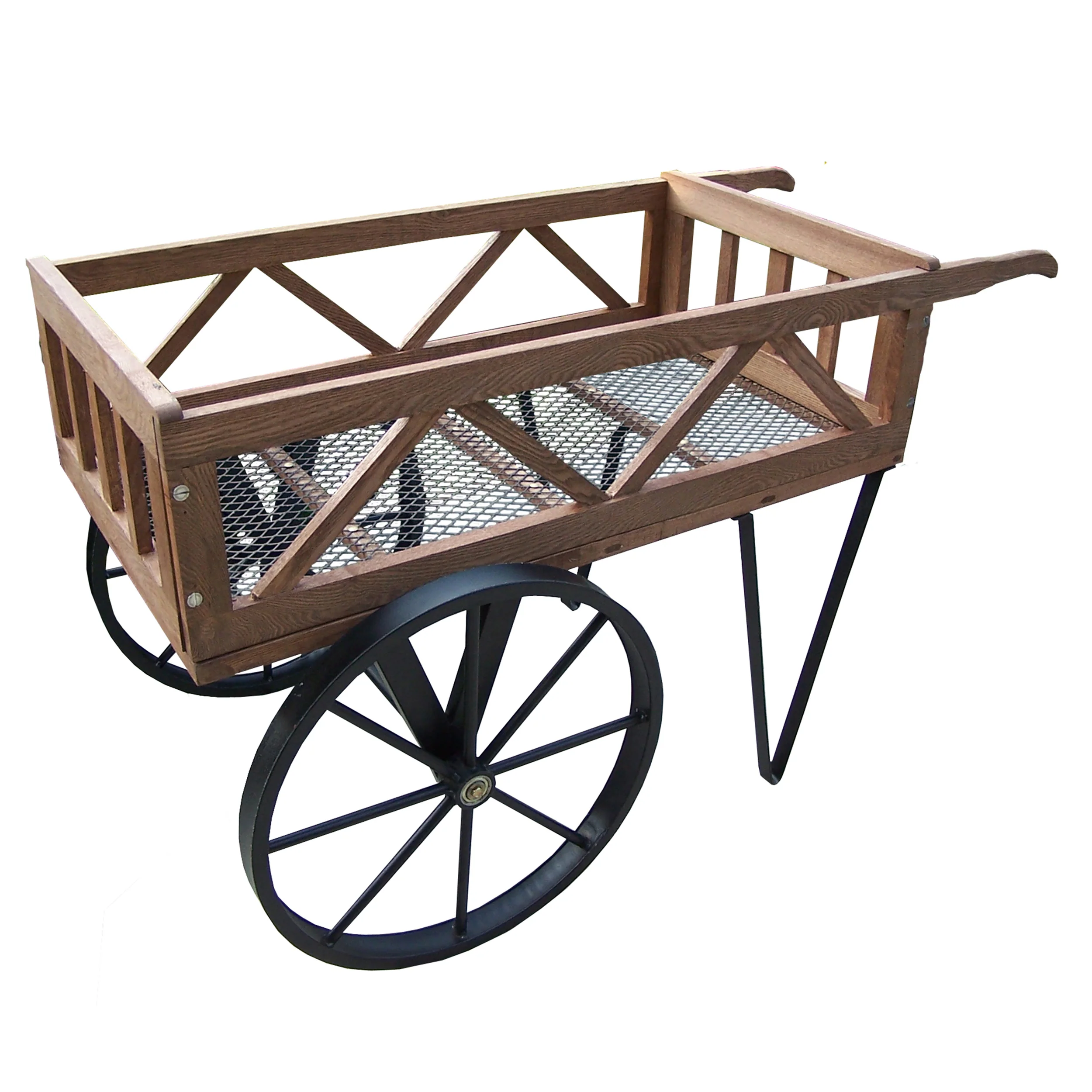 Flower Garden Wagon - Steel - Black 7 Flower Garden Wagon - Steel - Black