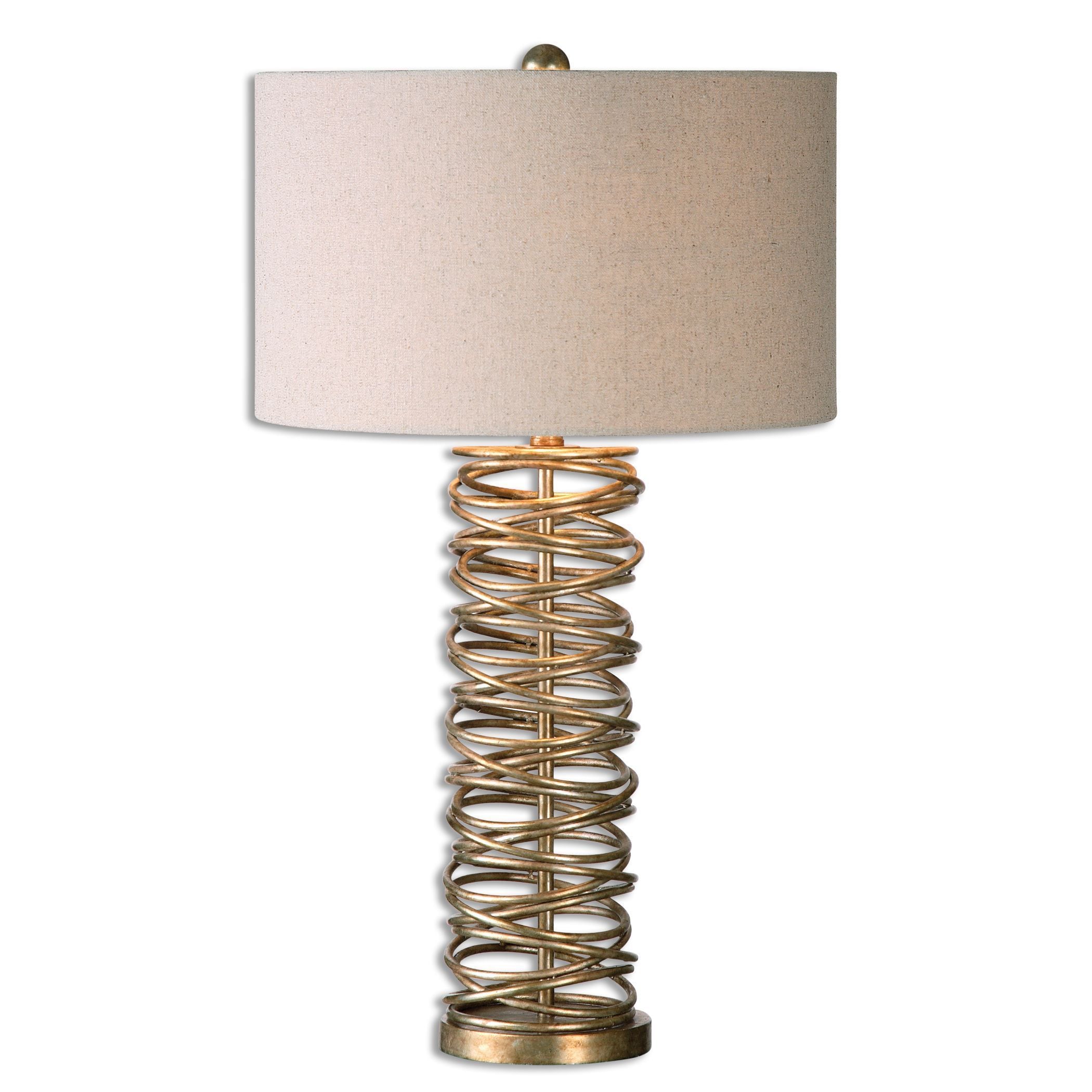 Uttermost Amarey Antique Silver Champagne Table Lamp - Champagne 6 Uttermost Amarey Antique Silver Champagne Table Lamp - Champagne
