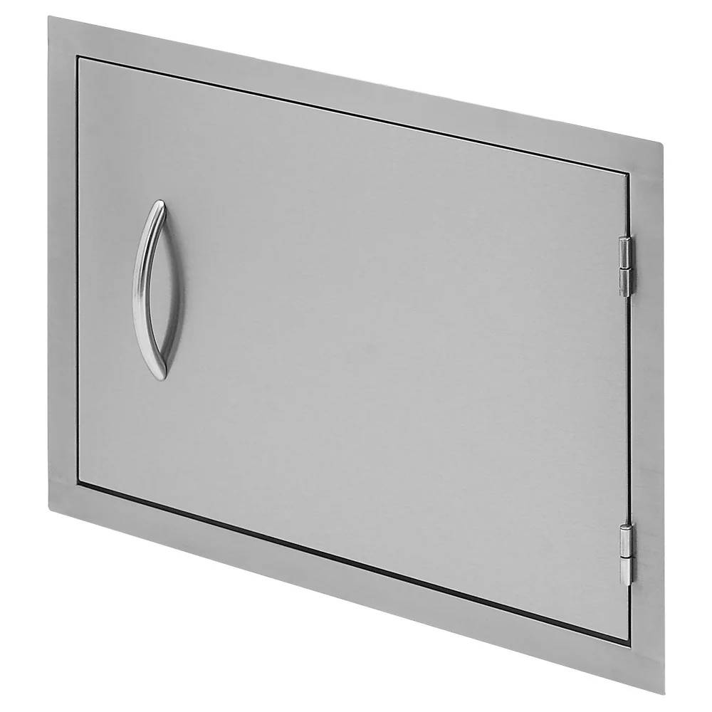 Cal Flame Outdoor Kitchen 27" Stainless Steel Horizontal Storage Door - Stainless Steel 1 Cal Flame Outdoor Kitchen 27" Stainless Steel Horizontal Storage Door - Stainless Steel