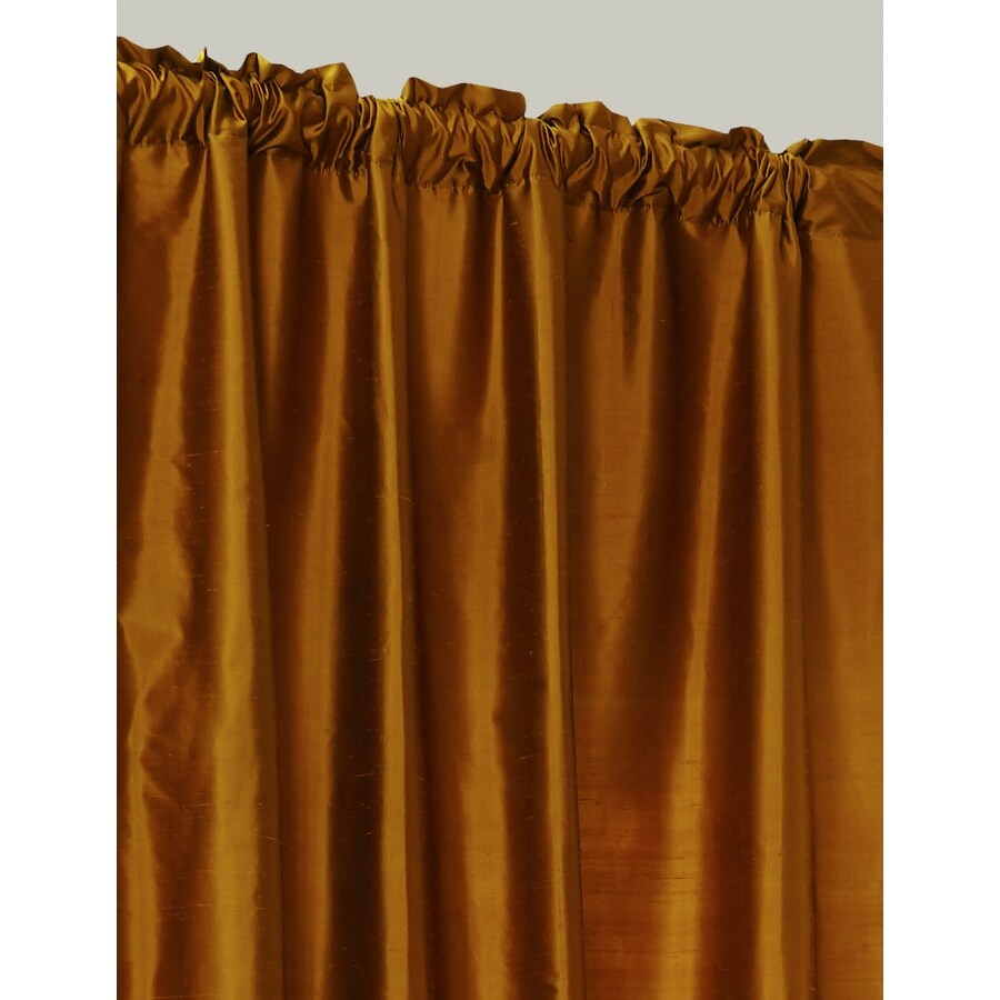 Dupioni Silk Rod Pocket 96-inch Curtain Panel - 42 x 96 24 Dupioni Silk Rod Pocket 96-inch Curtain Panel - 42 x 96