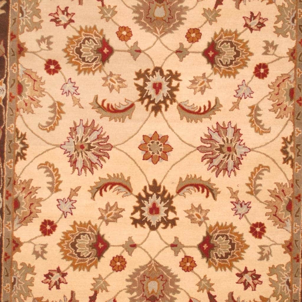 HERAT ORIENTAL Handmade Tabriz Wool Rug - 8' x 10' - 8' x 10' - Brown 2 HERAT ORIENTAL Handmade Tabriz Wool Rug - 8' x 10' - 8' x 10' - Brown