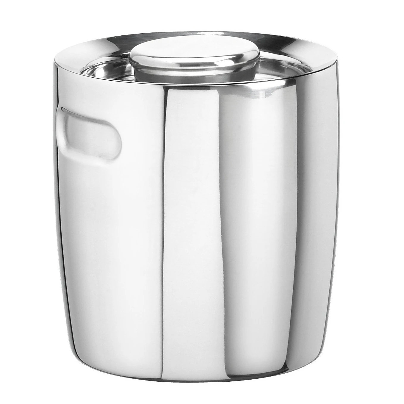 Polished Stainless Steel 1.5-quart Ice Bucket - Polished SS 1.5 Qt Ice Bucket No Handle