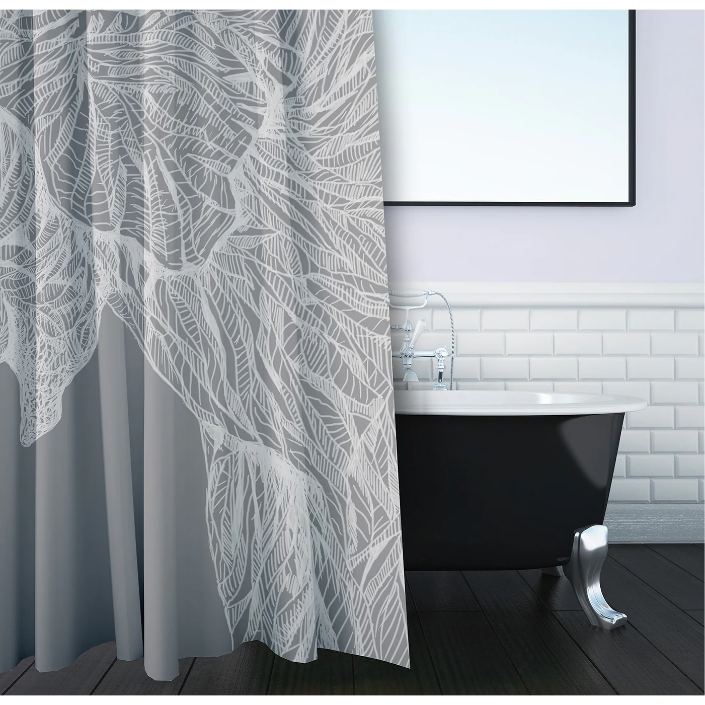 Sketched Elephant Animal Print Print Pattern Shower Curtain 3 Sketched Elephant Animal Print Print Pattern Shower Curtain