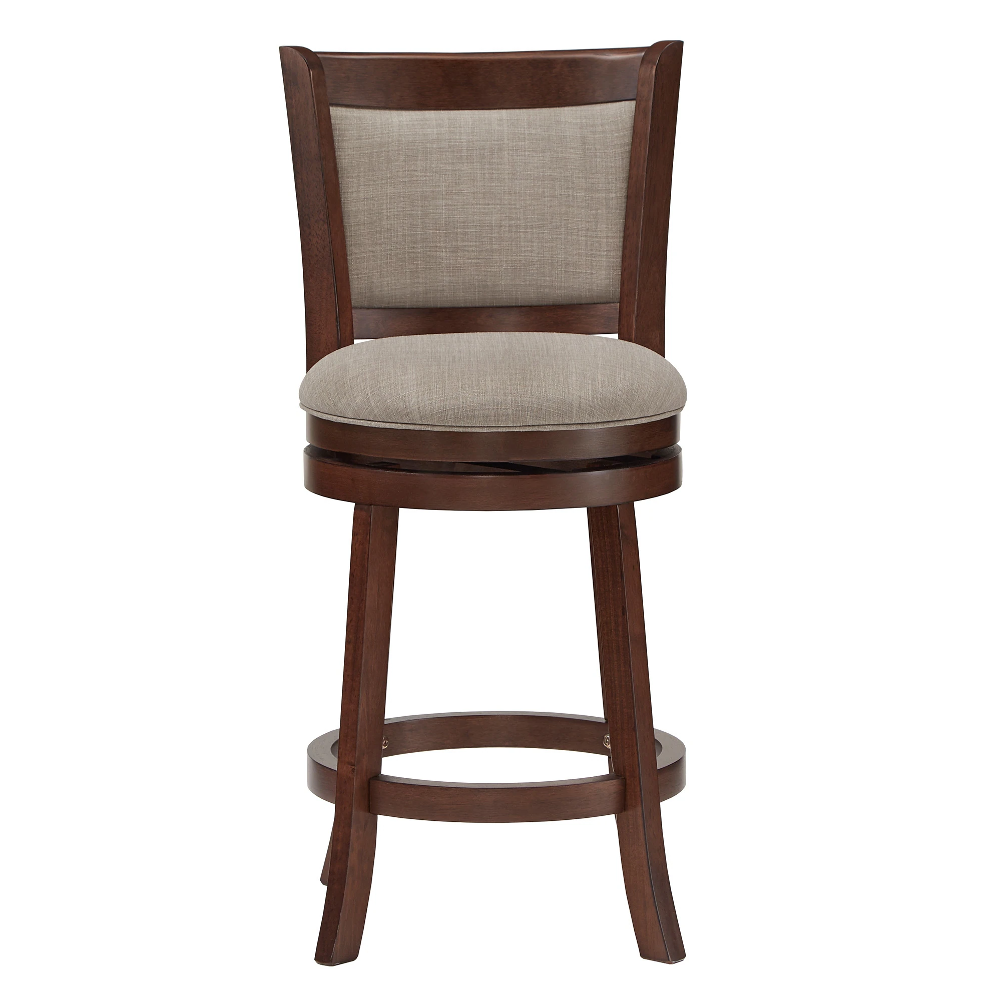 iNSPIRE Q Classic Verona Panel Back Swivel Counter Height Stool 24 iNSPIRE Q Classic Verona Panel Back Swivel Counter Height Stool