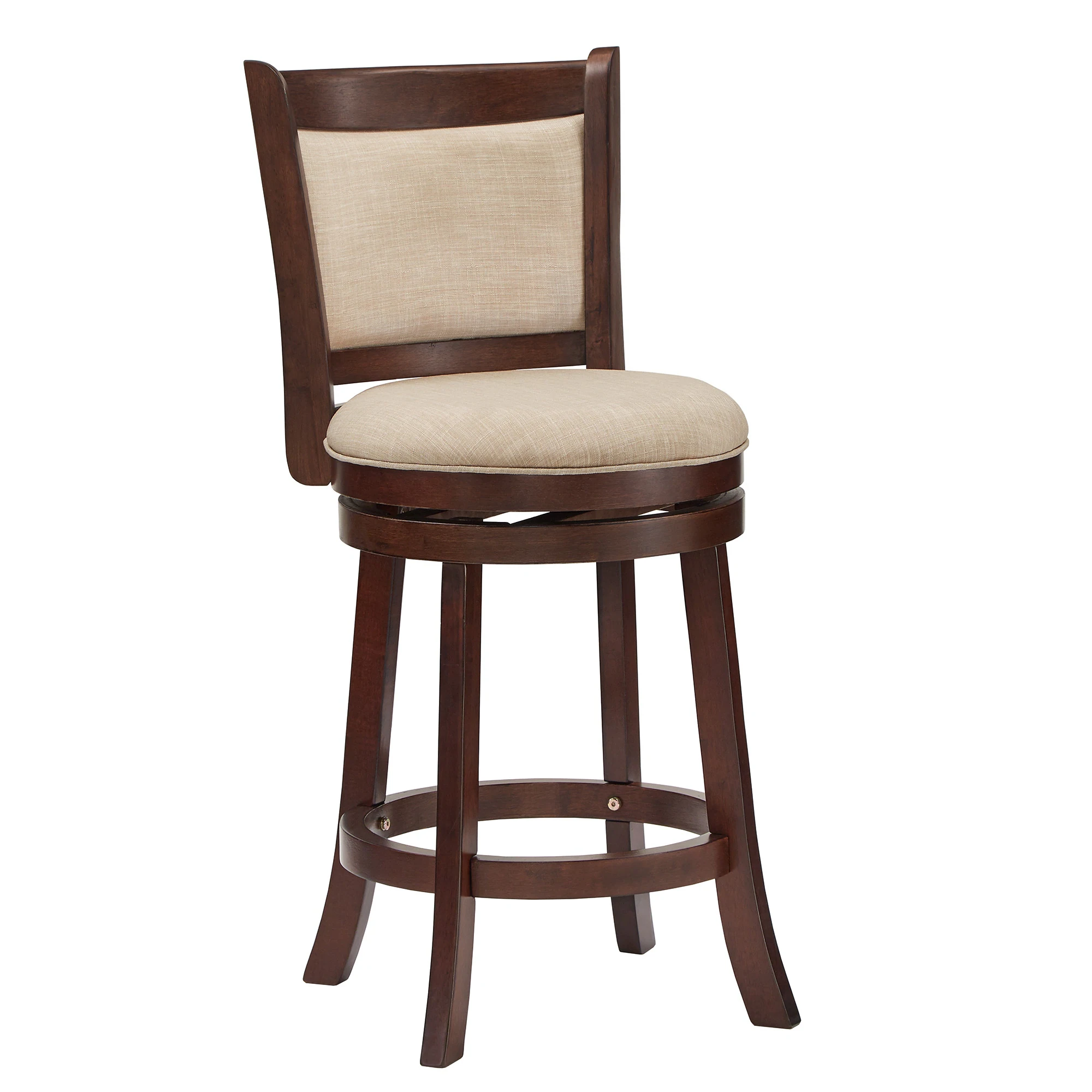 iNSPIRE Q Classic Verona Panel Back Swivel Counter Height Stool 45 iNSPIRE Q Classic Verona Panel Back Swivel Counter Height Stool