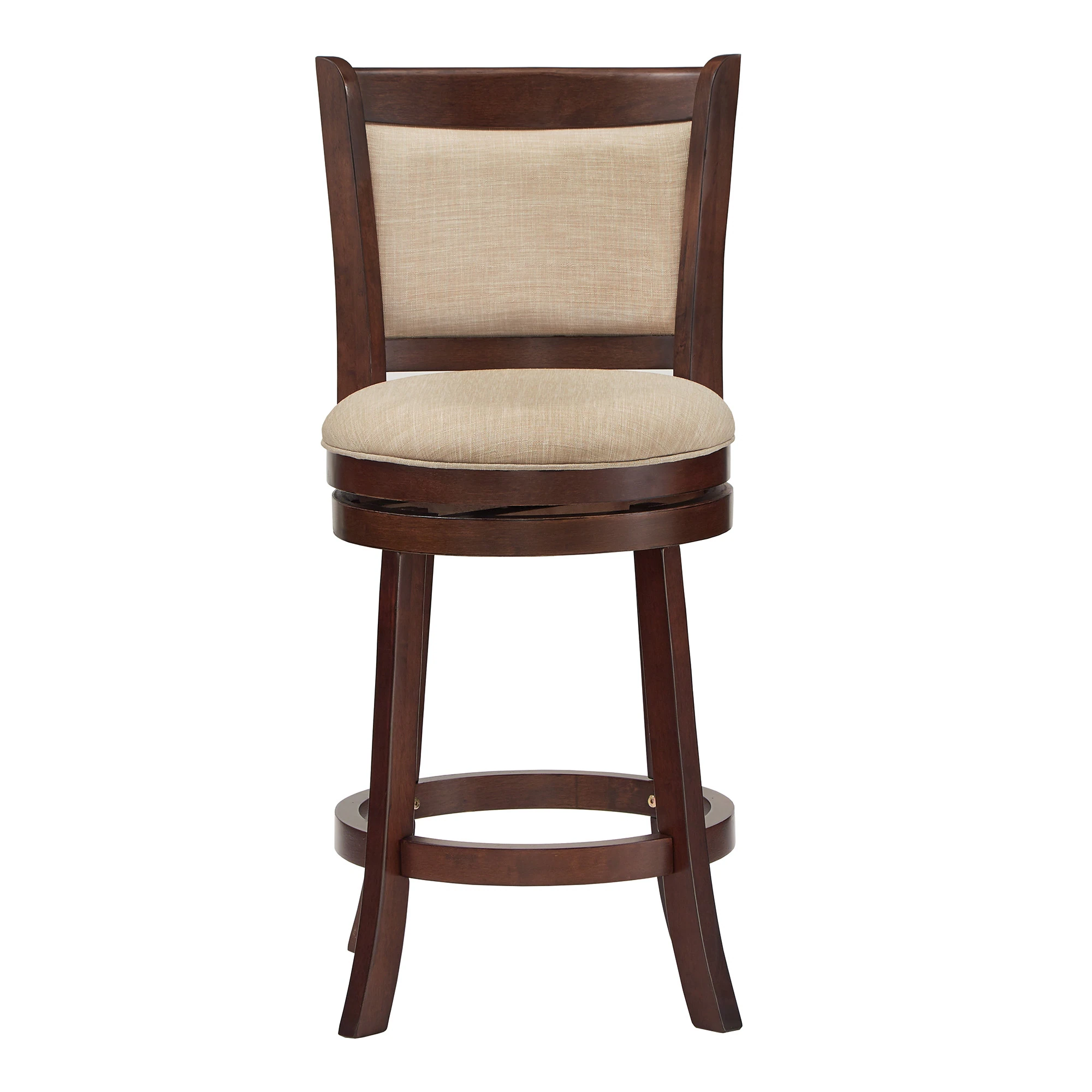 iNSPIRE Q Classic Verona Panel Back Swivel Counter Height Stool 46 iNSPIRE Q Classic Verona Panel Back Swivel Counter Height Stool