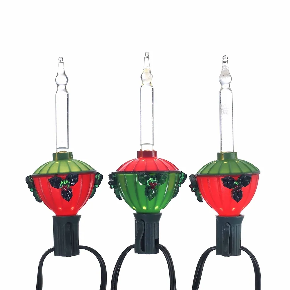 Kurt Adler UL 7-Light C7 Bubble Light Set - Christmas Novelty Lights