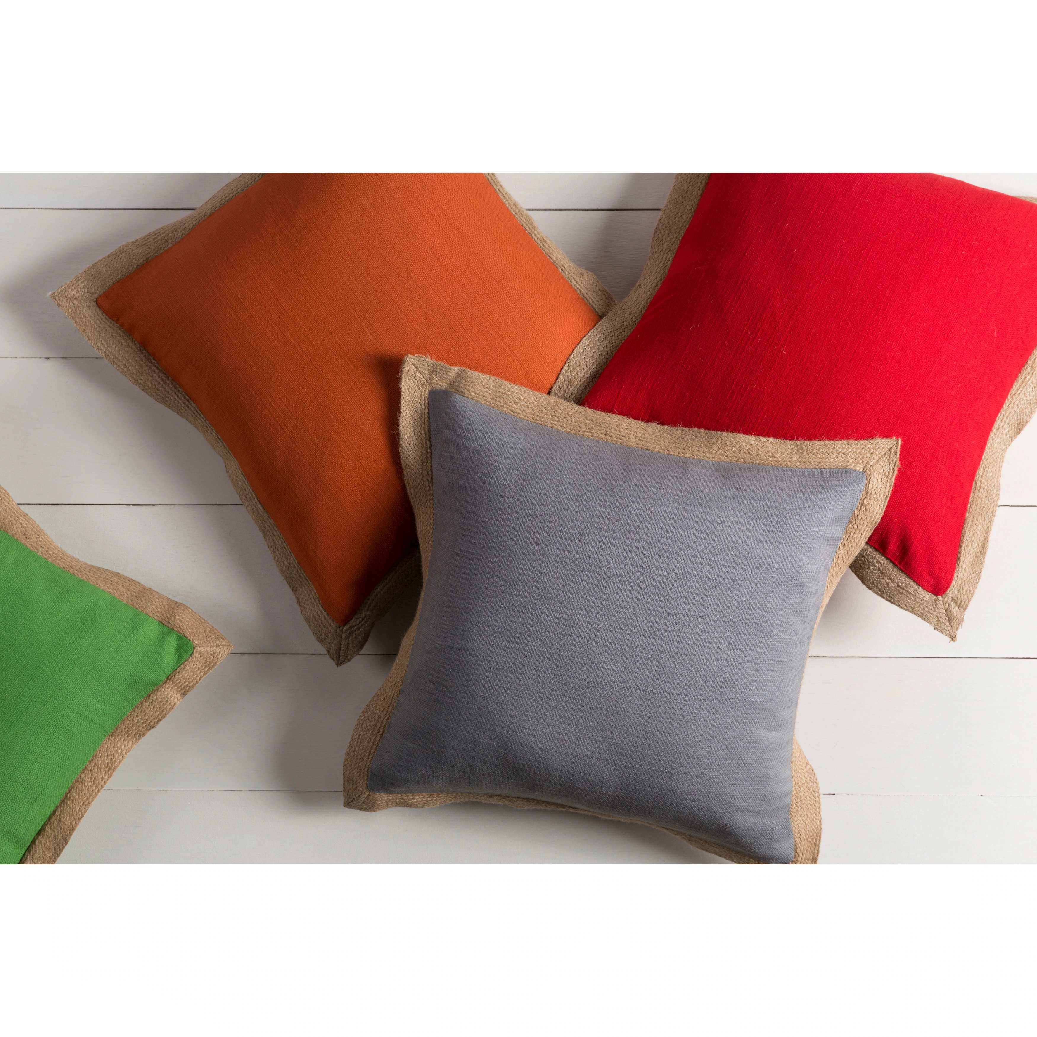 Decorative Henley 22-inch Poly or Feather Down Filled Throw Pillow 1 Decorative Henley 22-inch Poly or Feather Down Filled Throw Pillow
