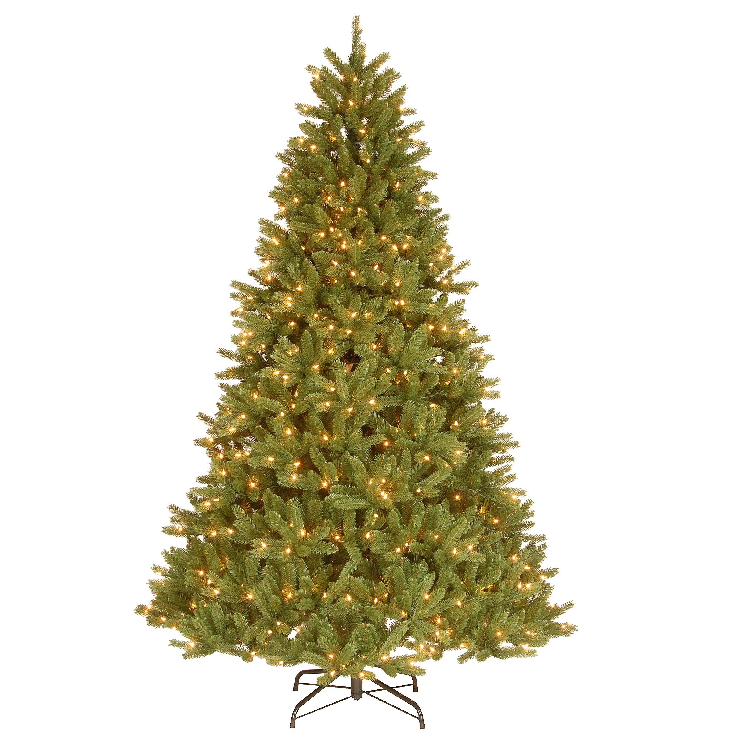 National Tree Company 7.5 ft. 'Feel-Real' Grande Fir Medium Hinged Tree with 750 Clear Lights - 7.5 Foot - 7.5 Foot - Green 5 National Tree Company 7.5 ft. 'Feel-Real' Grande Fir Medium Hinged Tree with 750 Clear Lights - 7.5 Foot - 7.5 Foot - Green