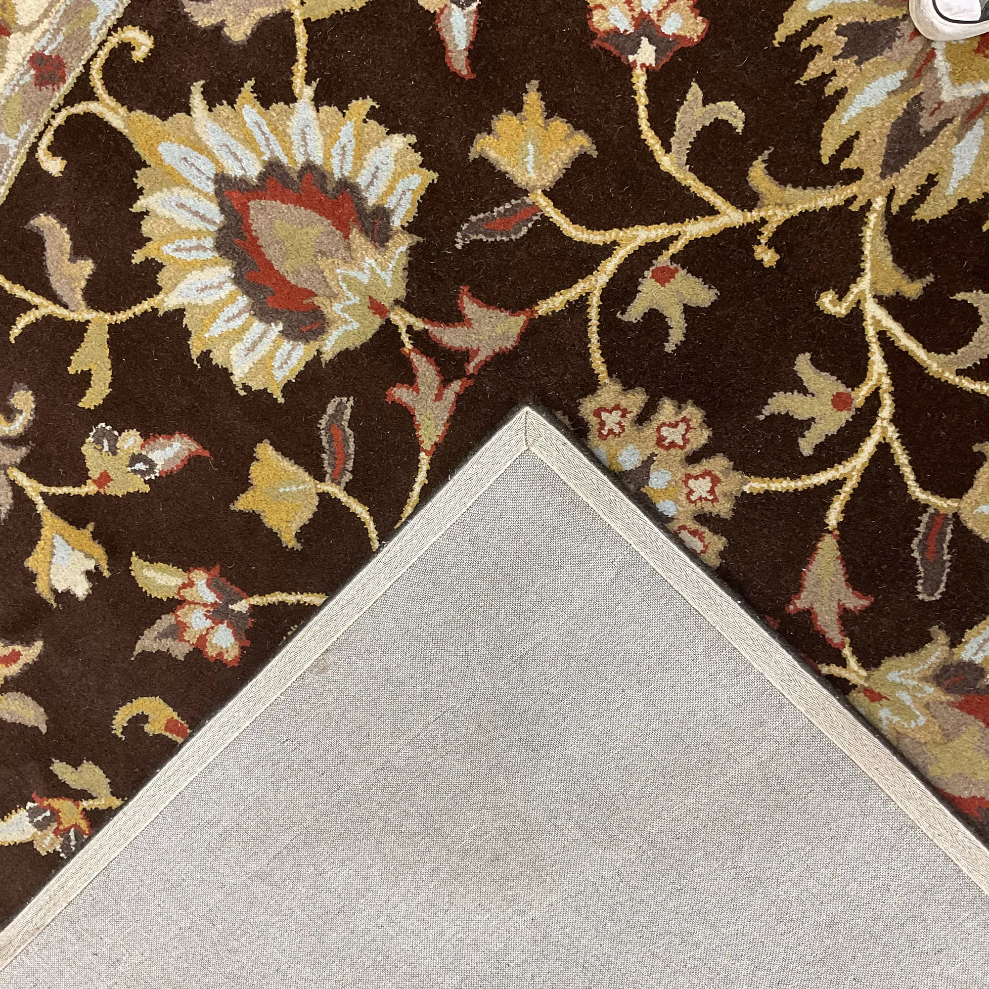 HERAT ORIENTAL Handmade 8' x 10' Geometric Tabriz Wool Rug - 8' x 10' - 8' x 10' - Brown/Beige 4 HERAT ORIENTAL Handmade 8' x 10' Geometric Tabriz Wool Rug - 8' x 10' - 8' x 10' - Brown/Beige