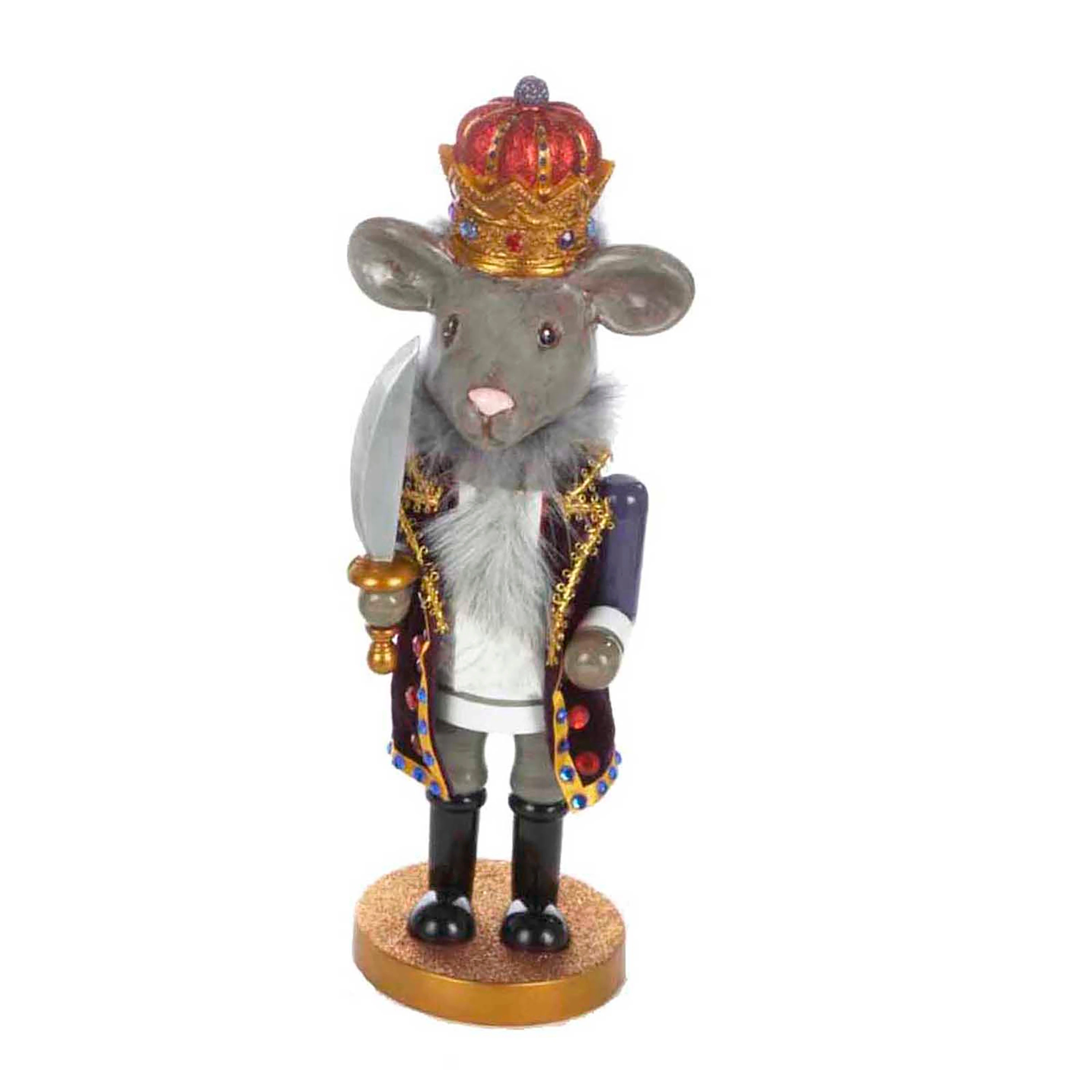 Kurt Adler 12-Inch Hollywood Mouse King Nutcracker - Multi