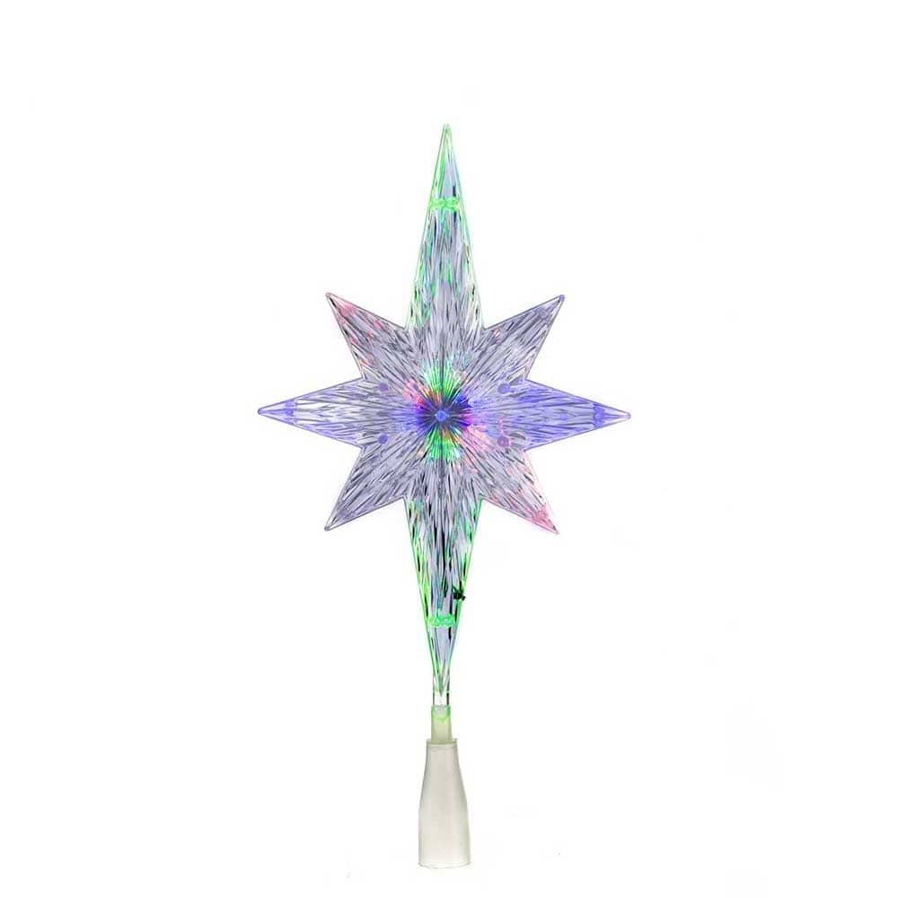 Kurt Adler 11.25-Inch UL Polar Star Treetop with LED Color-Changing Light - Multi 6 Kurt Adler 11.25-Inch UL Polar Star Treetop with LED Color-Changing Light - Multi